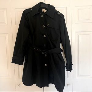 Michael Kors Plus Hooded Trench Coat Size 3X